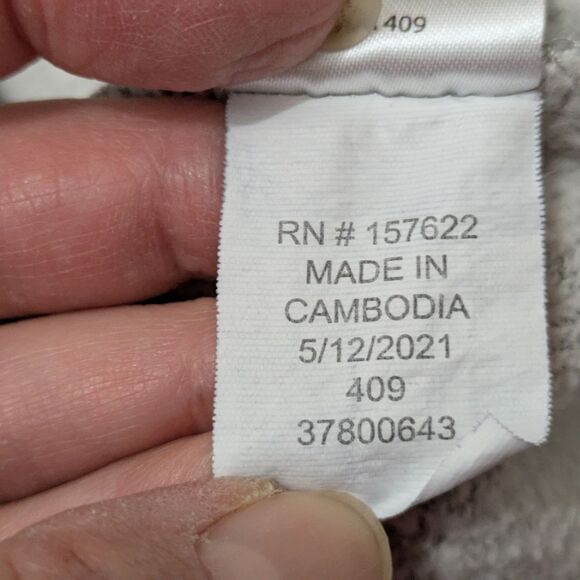 Eddie Bauer Gray Hooded Sweatshirt Bear Explore, Boys Large 14/16 - Picture 13 of 13